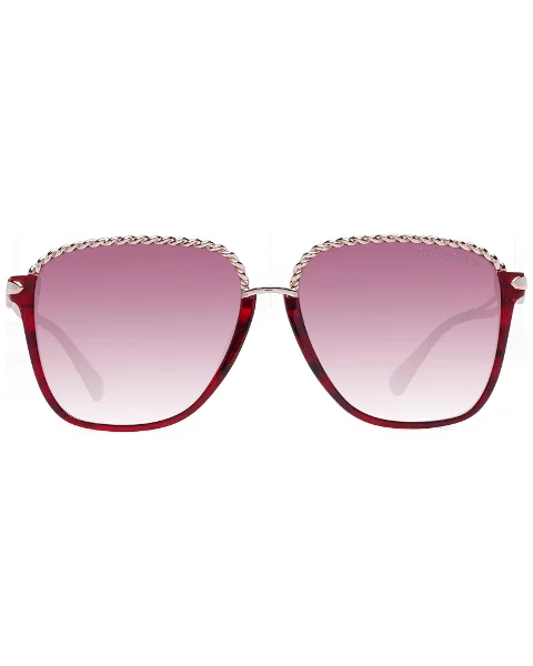 Red Plastic Christian Lacroix Sunglasses