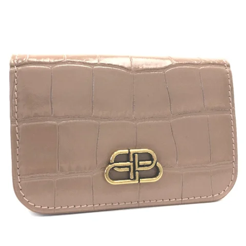 Brown Leather Balenciaga Wallet