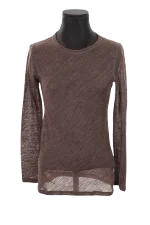 Brown Wool Jean Paul Gaultier Top