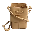 Beige Leather Bottega Veneta Crossbody Bag