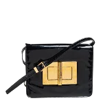 Black Leather Tom Ford Shoulder Bag