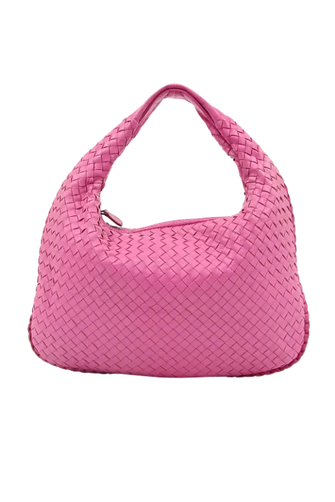 Pink Leather Bottega Veneta Hobo Bag