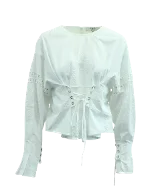 White Cotton Sea New York Top