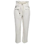 White Cotton Elisabetta Franchi Pants