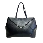 Black Leather Furla Tote