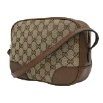 Beige Leather Gucci Boat Pochette