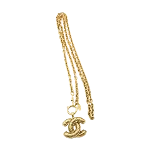 Gold Fabric Chanel Necklace