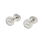 Silver White Gold Cartier Earrings