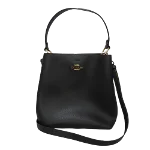 Black Leather Coach Handbag