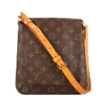 Brown Canvas Louis Vuitton Musette Salsa