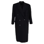 Navy Wool Armani Coat