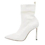 White Leather Jimmy Choo Boots