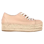 Pink Leather Miu Miu Sneakers