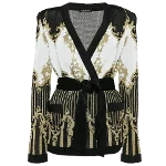 Metallic Fabric Balmain Cardigan