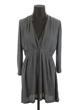Grey Fabric American Vintage Dress