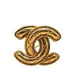 Gold Metal Chanel Brooch