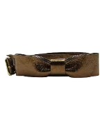 Metallic Leather Chloé Belt