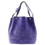 Purple Fabric Hermès Crossbody Bag