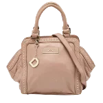 Pink Leather DKNY Handbag