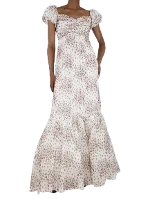 Beige Silk Giambattista Valli Dress