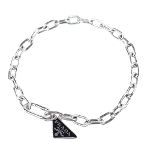 Silver Silver Prada Bracelet