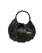 Black Polyester Armani Handbag