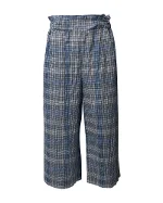 Blue Cotton Ganni Pants