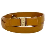 Brown Leather Salvatore Ferragamo Bracelet