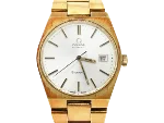 Gold Metal Omega Watch