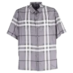 Grey Silk Burberry Shirt