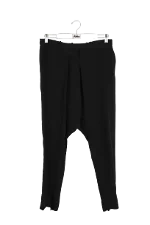 Black Silk Givenchy Pants