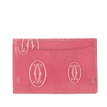 Pink Leather Cartier Wallet