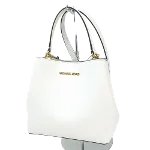 White Fabric Michael Kors Crossbody Bag
