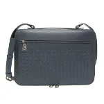 Navy Leather Bottega Veneta Briefcase