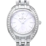 White Stainless Steel Seiko Watch