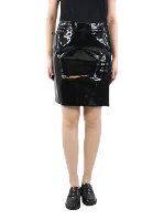 Black Leather Tom Ford Skirt