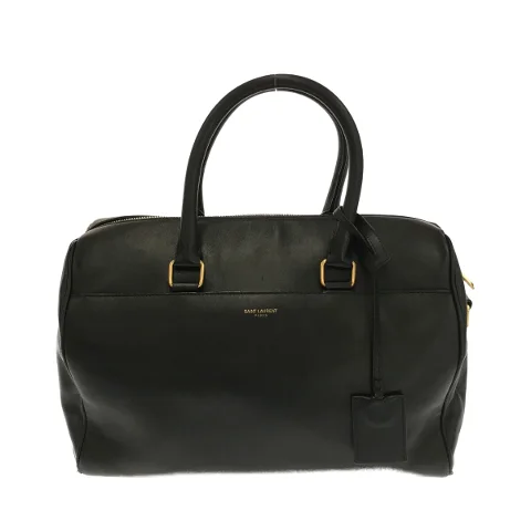 Black Leather Saint Laurent Handbag