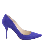 Blue Suede Sophia Webster Heels