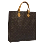 Brown Canvas Louis Vuitton Sac Plat