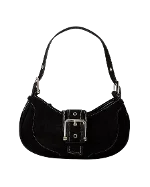 Black Leather Osoi Shoulder Bag