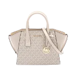 White Cotton Michael Kors Handbag