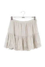 White Cotton Bonpoint Skirt