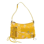 Yellow Canvas Dior Shoulder Bag