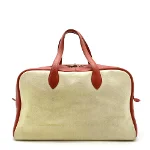 Beige Leather Hermès Victoria