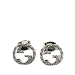 Silver Metal Gucci Earrings