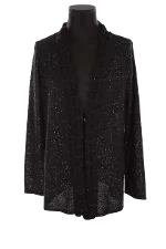 Black Fabric Armani Cardigan