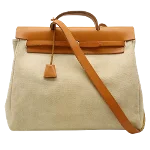 Brown Canvas Hermès Herbab