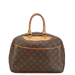 Brown Canvas Louis Vuitton Deauville 