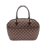 Brown Leather Louis Vuitton Sarria Horizontal