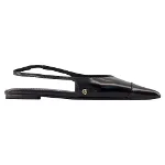 Black Leather Anine Bing Flats